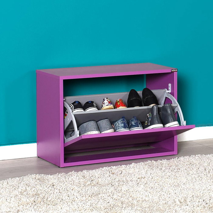 Hanah Home Zapatero Morado Shc-110-Uu-1 Hanah Home Zapatero Morado Shc-110-Uu-1